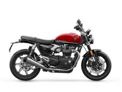 2025 Triumph Speed Twin 1200 Carnival Red/Sapphire Black $500 GEAR CASH ! STUNNING Stunning and unco...