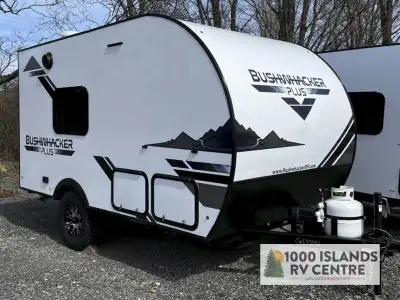 Braxton Creek Bushwhacker Plus teardrop trailer 15 RE highlights: 60in.in. Jackknife Sofa Wet Bath 9...