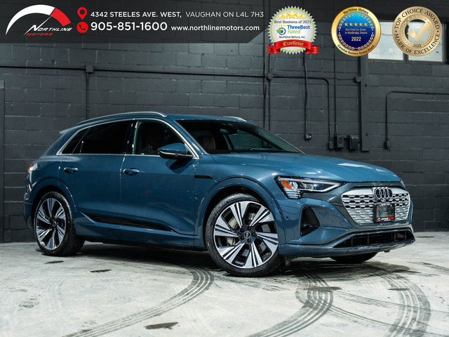 2024 Audi Q8 e-tron Quattro/PANO/NAV/22IN RIMS/HUD/360CAM/CLEAN  in Cars & Trucks in Mississauga / Peel Region