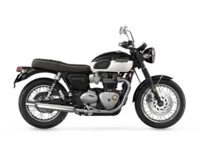 2025 Triumph Bonneville T120 Jet Black/Fusion White Capability with character, the T120 is lighter,...