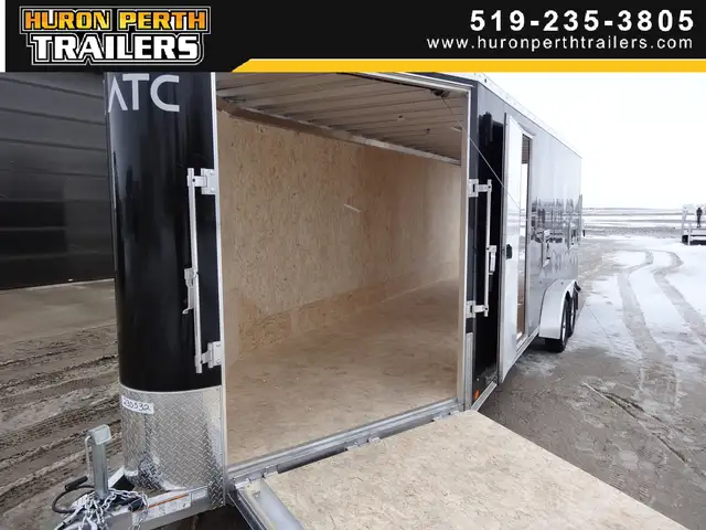 2023 ATC ROM200 7x22+6 Enclosed Aluminum Snowmobile Trailer in Cargo & Utility Trailers in Grand Bend - Image 4