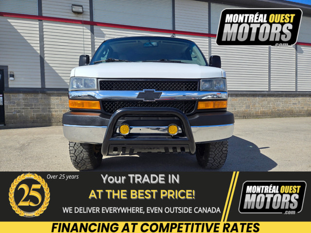 2018 Chevrolet Express Passenger 3500 LT / 4X4 QUIGLEY / ONLY 55 in Cars & Trucks in West Island - Image 2