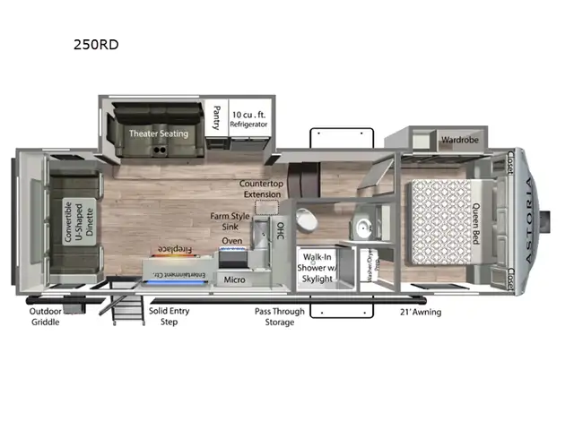 2025 Dutchmen RV Astoria 250RD (HALF TON TOWABLE) in Travel Trailers & Campers in Truro - Image 37
