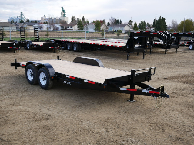 2024 SWS 18' H.D. Equipment Car Hauler Trailer w/ Pull Out Ramps in Heavy Equipment in Edmonton - Image 4