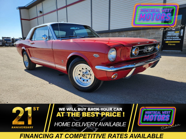 1966 Ford Mustang GT look / V8 / Many Options Tout documenté in Cars & Trucks in West Island