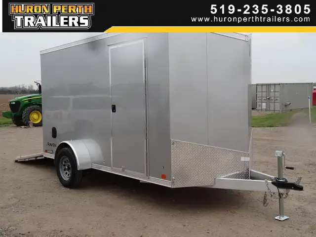 2022 ATC Raven 6x12+2 Enclosed Aluminum Trailer in Cargo & Utility Trailers in Grand Bend - Image 3