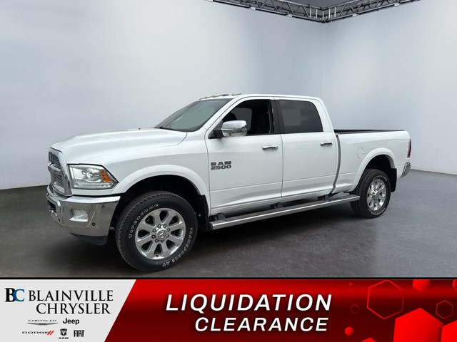 2016 Ram 2500 LARAMIE 4WD CREW CAB CUIR CHAUFFANT/VENTILE NAV in Cars & Trucks in Laval / North Shore