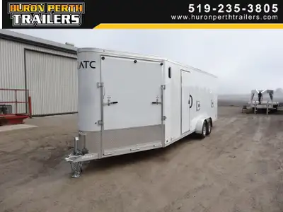 HURON PERTH TRAILERS BLOW OUT SALE!!!! 2023 ATC Raven 7×22+6 Aluminum Snowmobile Trailer 7ft Wide x...