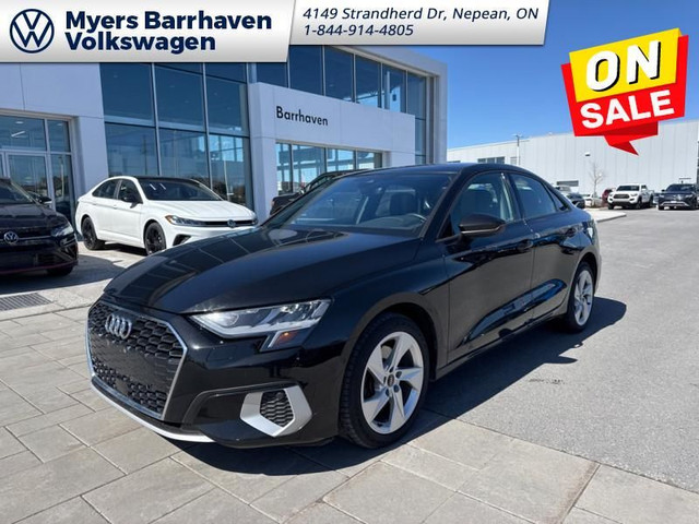 2023 Audi A3 40 2.0T Komfort 7sp S Tronic  Leather-AWD-Apple Car in Cars & Trucks in Ottawa
