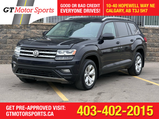 2019 Volkswagen Atlas Comfortline 3.6 FSI 4MOTION| $0 DOWN | EVE in Cars & Trucks in Calgary