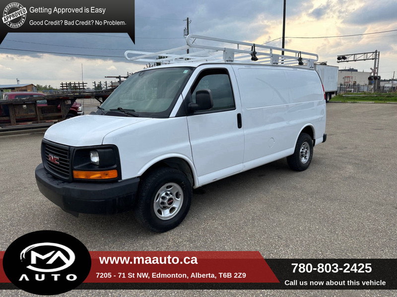 2015 GMC Savana Cargo Van 3500 Cargo Van Shelving Ladder Rack Cars