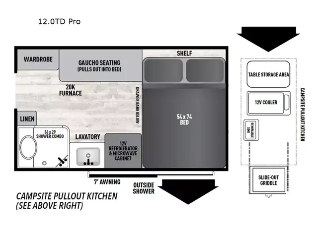 2024 Viking Viking Camping Trailers 12.0 TD PRO in Travel Trailers & Campers in Ottawa - Image 30
