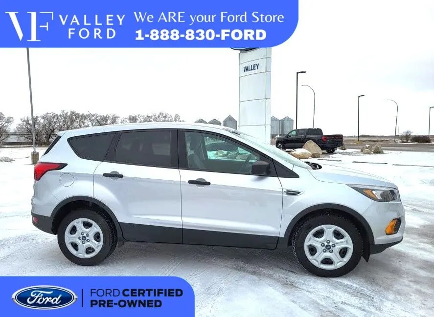 2019 FORD ESCAPE S FWD, 100A PKG, 2.5L 6-SPEED AUTO, SYNC, 17