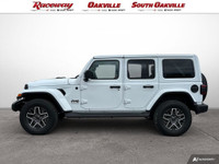 2025 JEEP WRANGLER 4-DOOR SAHARA 4X4 Bright White Black Mckinley Trimmed Seats 3.6L V6 Engine - Safe... (image 2)