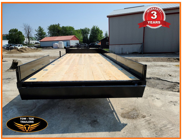 2025-8.5 x 24' Deck Over-Flat Deck trailer drop down sides-remov in Cargo & Utility Trailers in Mississauga / Peel Region - Image 4