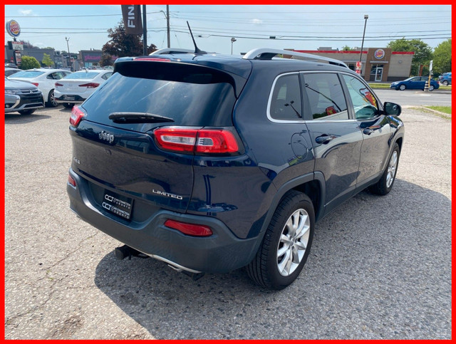 2014 Jeep Cherokee 4WD LIMITED *BACKUP CAM/LEATHER/LOADED/PRICED in Cars & Trucks in London - Image 4