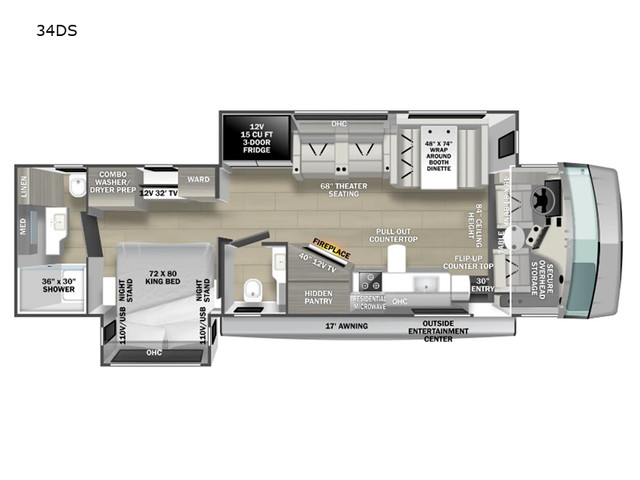 2025 Forest River RV FR3 34DS in RVs & Motorhomes in Hamilton - Image 3