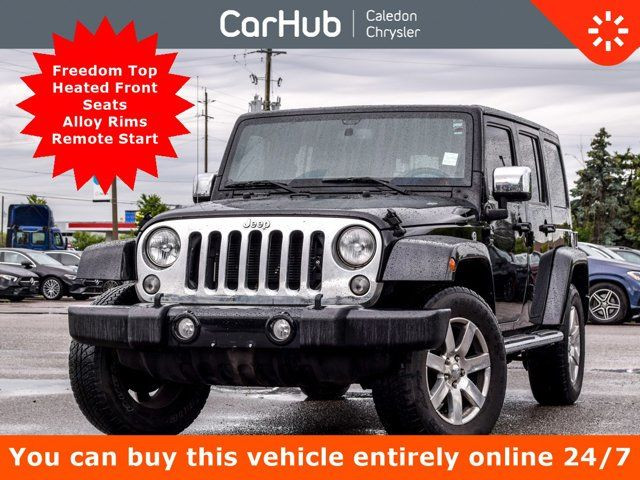 2016 Jeep Wrangler Unlimited Sahara 4Door Freedom Top in Cars & Trucks in Mississauga / Peel Region