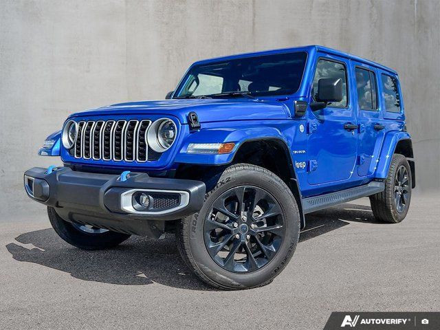 2024 Jeep Wrangler 4xe Sahara | McKinley Leather Faced Seats in Cars & Trucks in Edmonton