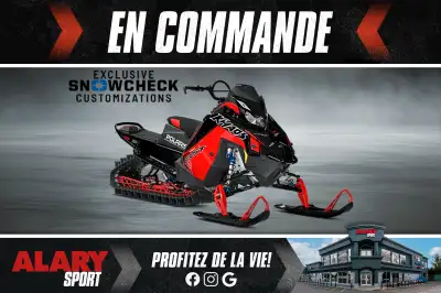 Cette MOTONEIGE POLARIS PATRIOT BOOST RMK KHAOS 155 2026 EXCLUSIF SNOWCHECK est disponible DÈS MAINT...