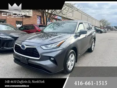 2023 TOYOTA HIGHLANDER LE HYBRID, 8 SEATER, ALLOY WHEELS, PUSH BUTTON START, HEATED SEATS, BLIND SPO...