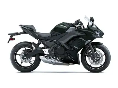 2025 Kawasaki Ninja 650 Metallic Matte Dark Green / Metallic Spark Black RIDE BOLD Built to embody N...