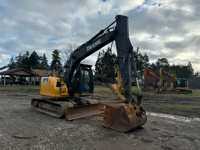 2017 John Deere 135G Excavator 3985 Hrs AUX Plumbing Four post Guarding Blade Thumb, Clean up & Digg...