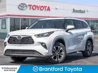  2023 Toyota Highlander XLE AWD - PEARL WHITE ON LIGHT BROWN INT