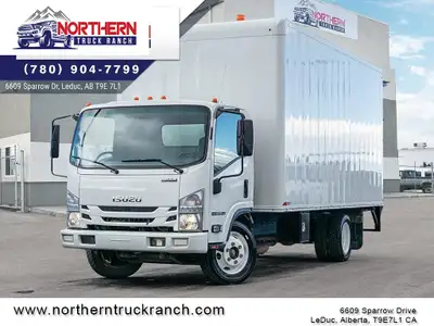 WAS: $45900 NOW: $42900 plus taxes and licensing fees2017 Isuzu NPR Cube Van / Box Truck Northern Tr...