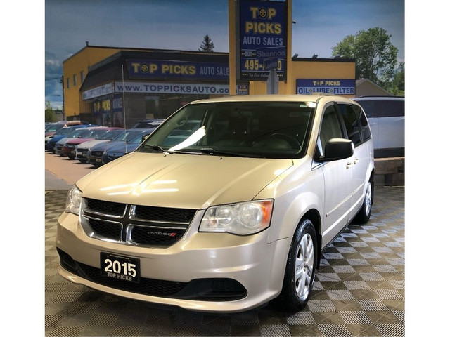  2015 Dodge Grand Caravan SXT, 2nd & 3rd Row Stow N Go, Accident in Cars & Trucks in North Bay