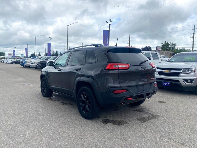2016 Jeep Cherokee Trailhawk 4x4 ~Nav ~Camera ~Leather ~Pano Moo in Cars & Trucks in Barrie - Image 2