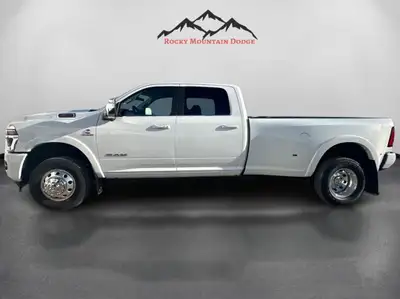VERY RARE AND HARD TO FIND 2025 RAM 3500 LONGHORN CREW CAB DUALLY WITH A 6.7 CUMMINS DIESEL ALONG WI...
