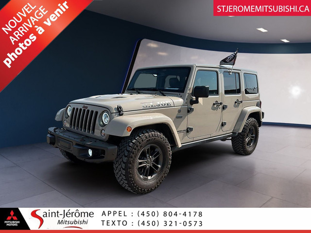 2016 Jeep Wrangler Unlimited 4WD 4DR 75TH ANNIVERSARY  MAGS  BLU in Cars & Trucks in Laurentides