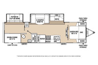 The 310BHDS Maple Leaf Edition is a premium travel trailer designed for comfort and convenience. Thi... (image 4)