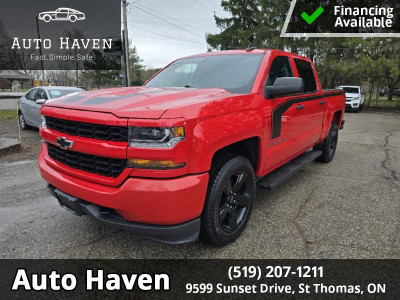 2018 Chevrolet Silverado 1500 Custom | ACCIDENT FREE | CREW CAB 