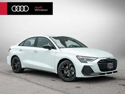 This Audi A3 Sedan delivers a Intercooled Turbo Gas/Electric I-4 2.0 L/121 engine powering this Auto...