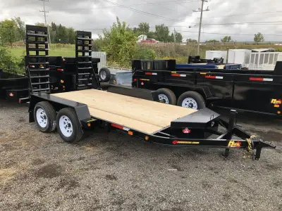 in.Prowlerin. Low Bed Equipment Float Trailer - Canadian Made Ready to Roll, starting at just $5,095...