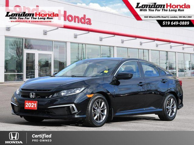 2021 Honda Civic Sedan EX | Honda Certified | Moonroof in Cars & Trucks in London