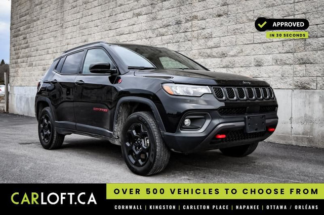 2023 Jeep Compass Trailhawk • SUNROOF • PREM. AUDIO • HEATED SEA in Cars & Trucks in Kingston