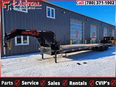Capital Trailers carries Double A Trailers, Alberta Manufactured, Located in Edmonton, Alberta. Goos...