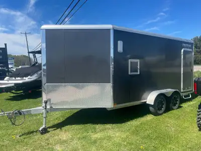 2021 Triton PR 147 Enclosed Trailer - Grey Features: -Full Aluminum Construction -PR 147 (80.5" x 16...