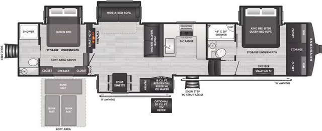 2026 KEYSTONE MONTANA 3915TB in Travel Trailers & Campers in Hamilton - Image 2
