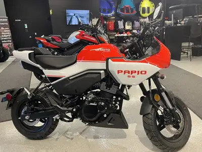 2025 CFMOTO Papio SS - PLUS $499 DEALER PREP 2025 CFMOTO Papio SSClip-ons, quarter fairing, under-bo...