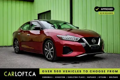 This 2023 Nissan Maxima is for sale today. This sedan has 78,282 kms. It's red in colour . It has an...