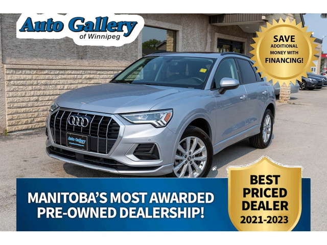 2020 Audi Q3 KOMFORT AWD | HEATED SEATS | LEATHER | PANROOF! in Cars & Trucks in Winnipeg