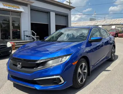 2019 HONDA CIVIC LX 4 PORTES, TRANSMISSION AUTOMATIQUE, AIR CLIAMTISÉ, SIEGES CHAUFFANTS, CAMÉRA DE...