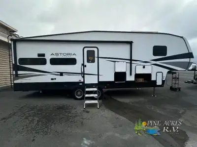 Dutchmen Astoria Half-Ton fifth wheel 260RK highlights: Rear Kitchen Walk-In Shower Spacious Front B...