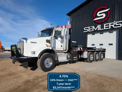 1 Owner!! 2014 Kenworth T800 Tri Drive Texas Bed Winch Truck Tridem KMS: 276,715 HRS: 15,157 Engine:...
