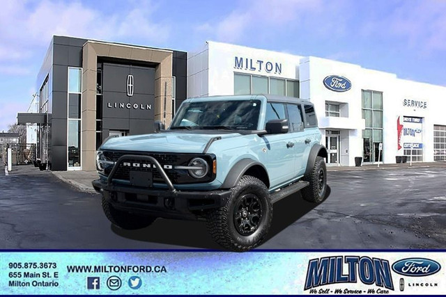 2023 Ford Bronco Wildtrak 1 OWNER TRADE - ACCIDENT FREE - LUX PK in Cars & Trucks in Oakville / Halton Region