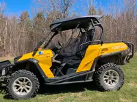 2017 Can Am 1000 COMMANDER WITH PLOW...FINANCING AVAILABLE